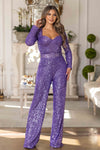 Starlight Glam Sequin Jumpsuit  Fall   