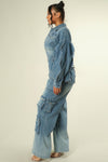 Metropolitan Trek Denim Expedition Jumpsuit  Summer   