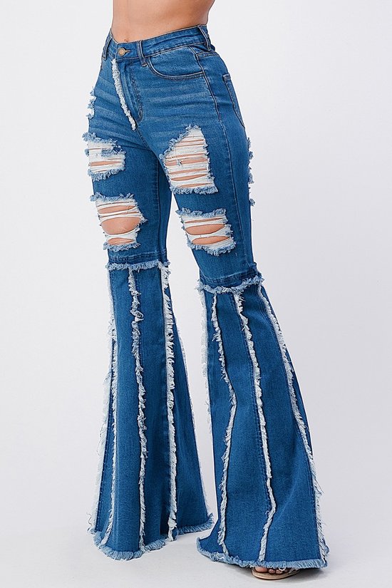 Urban Flare Deconstruct Denim Fusion Pants Fall   